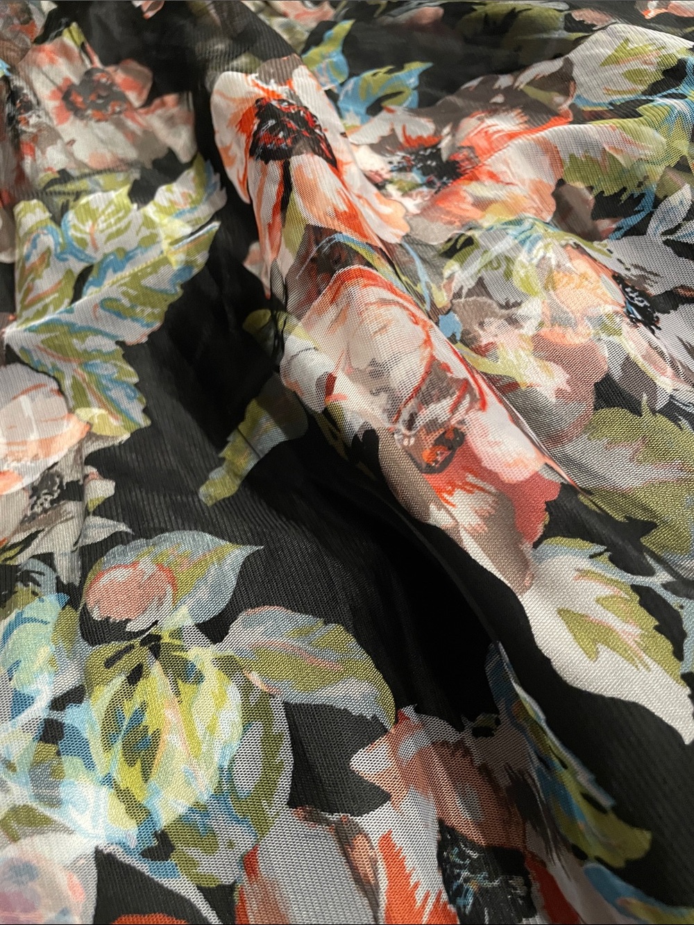 🌸 Torrid Floral Layered Tulle Skirt nwt - Picture 3 of 5